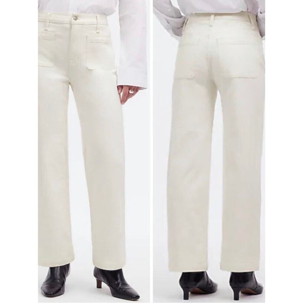 The Emmett Patch Pocket Wide Leg Jeans